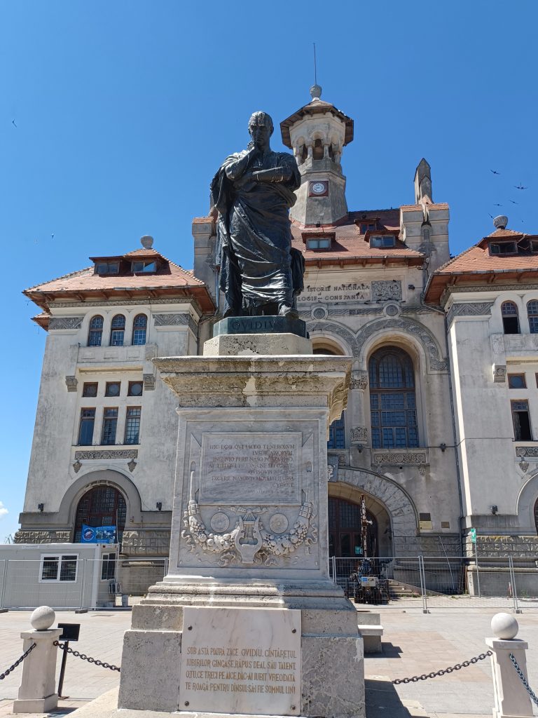 
Ovid statue, Constanţa by Italian sculptor, Ettore Ferrari and the Mueum of History and Archaeology, Constanta