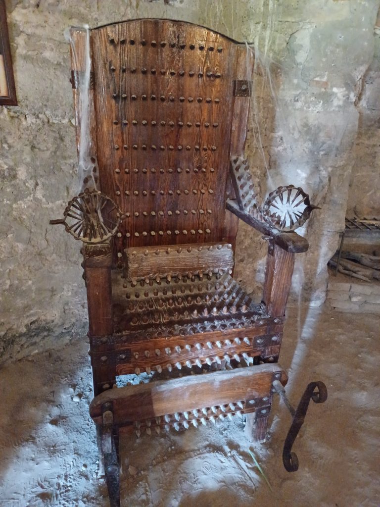 Interrogation Chair with Spikes