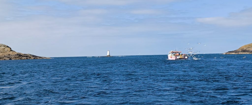 Fishing boat on the Sound, between Calf of Man and the Mainland