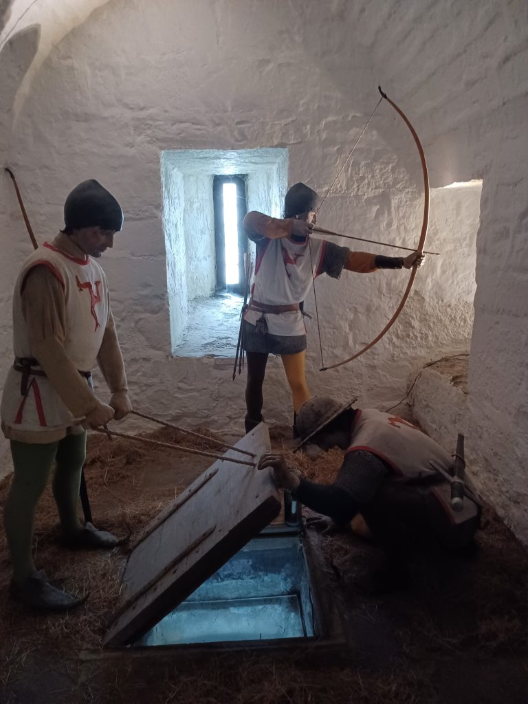 Archers, Rushen Castle